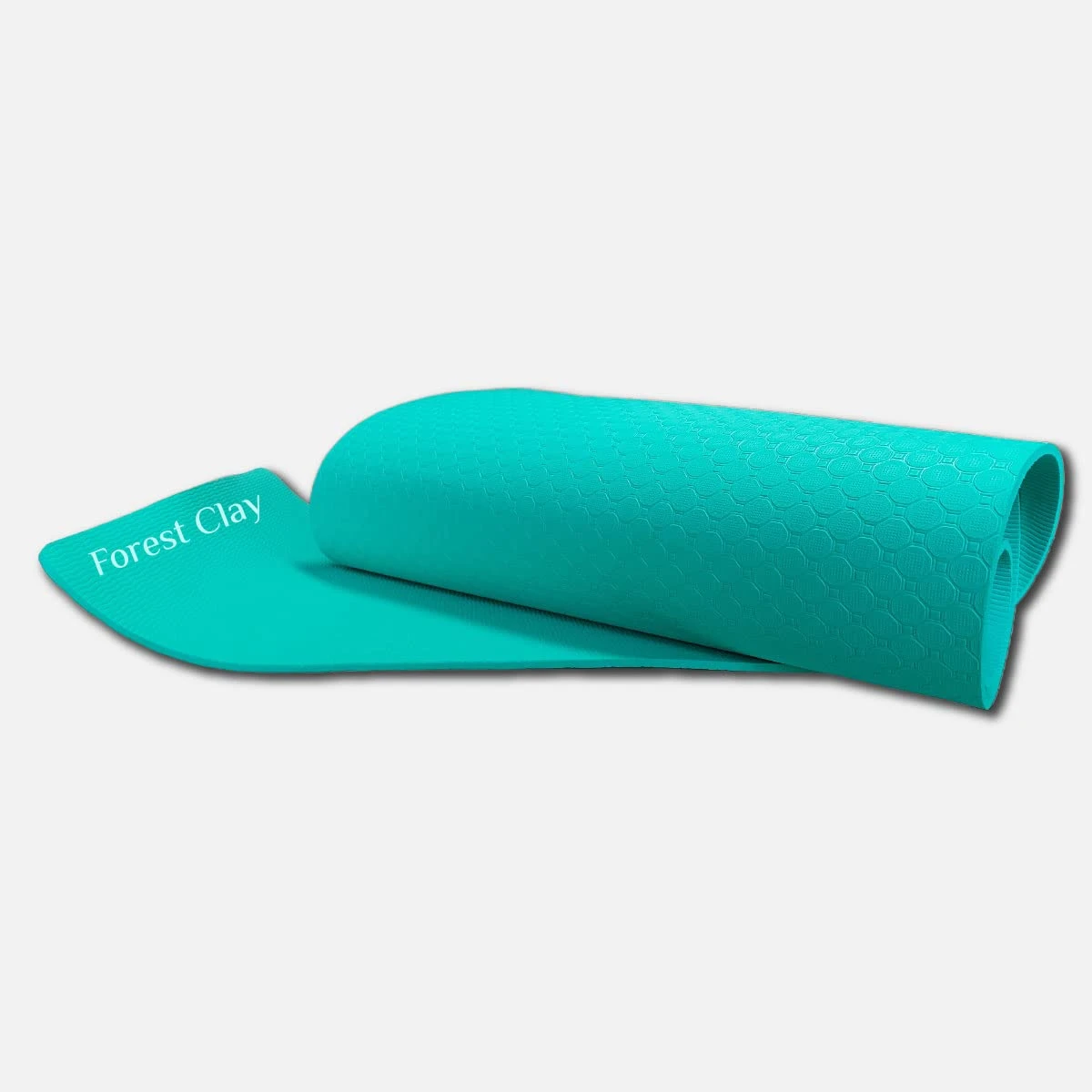 Forest Clay Premium 6mm TPE Material Non-Slip Yoga & Fitness Mat for All Types of Yoga, Pilates & Floor Workouts (72"L x 24"W x 6mm Thick)