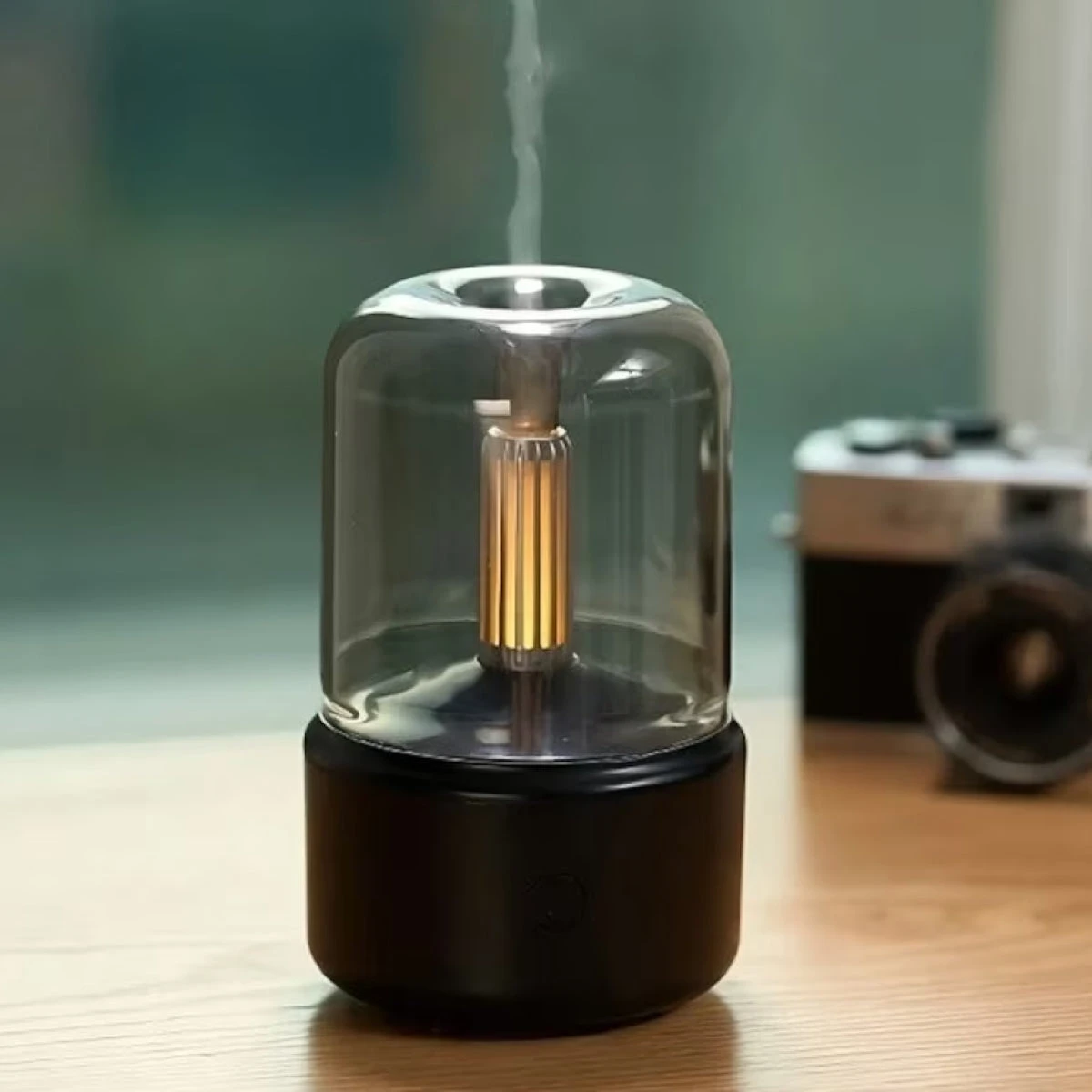 Forest-Clay-Black-Ultrasonic-Diffuer-With-Light