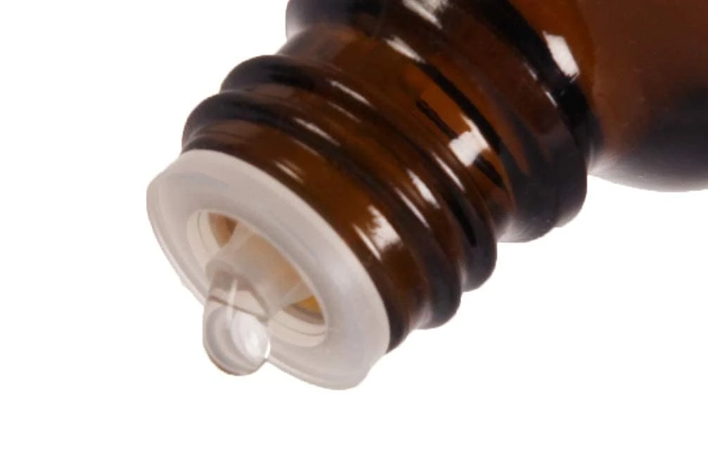 Forest Clay 100 ml Amber Round Empty Glass Bottle + Euro Dropper + Black Cap, Refillable, Reusable, Leak Proof for Essential Oils, Blends, DIY Perfumes & Face Oil Set of 2